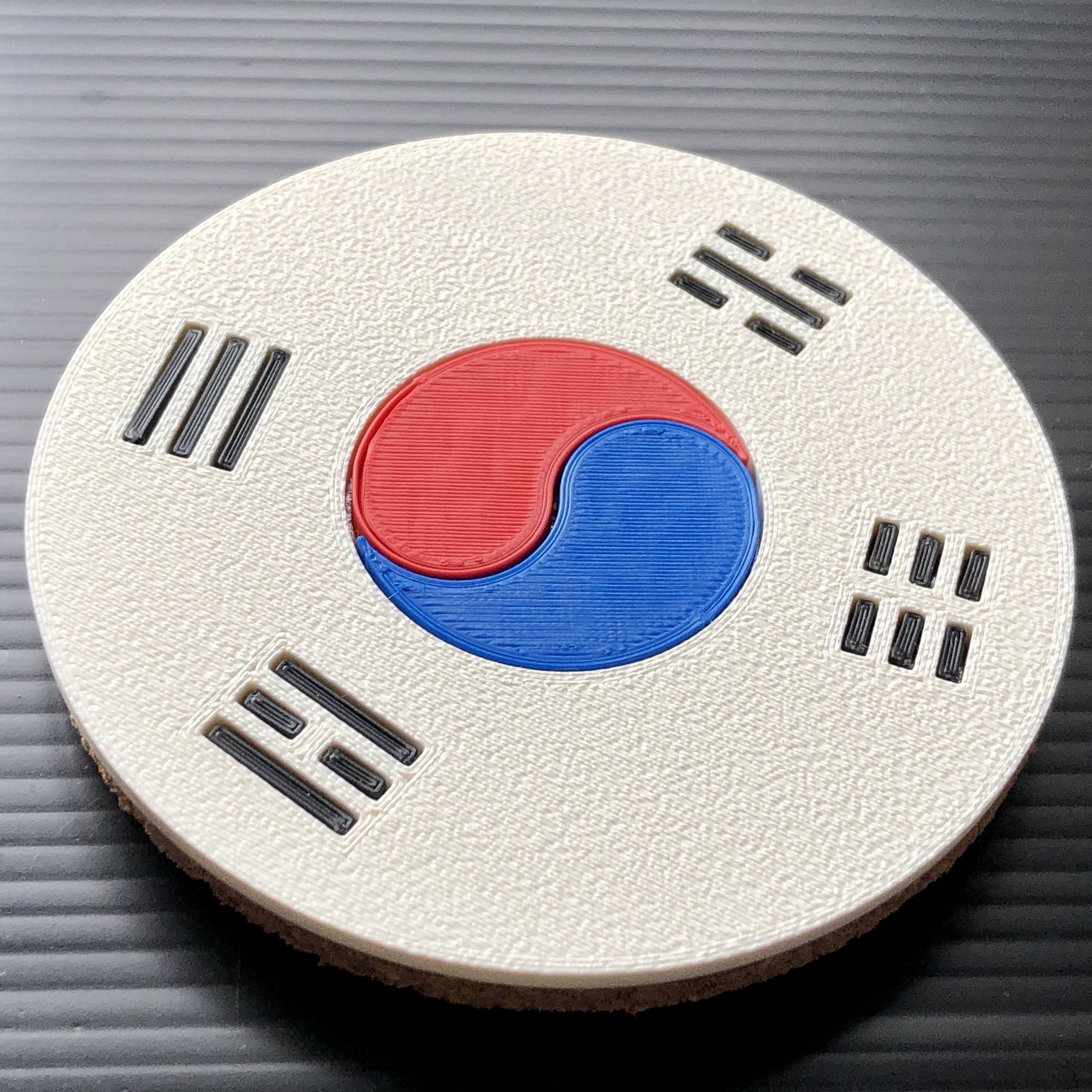 South Korea - Flag Beer Coaster