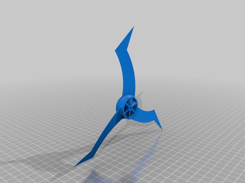 silent 3 bladed prop -  I got the equation curves down in inventor. 