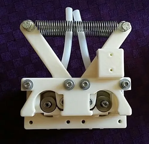 Spring loaded extruder mod for Creatr dual exstruder -V5 final version