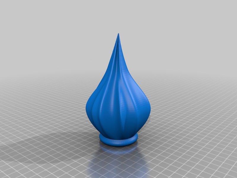 Miniatura 3 do modelo 3D LED Tea-light Flame cower VaseMode