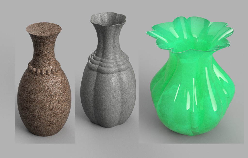 A pile of different Vases