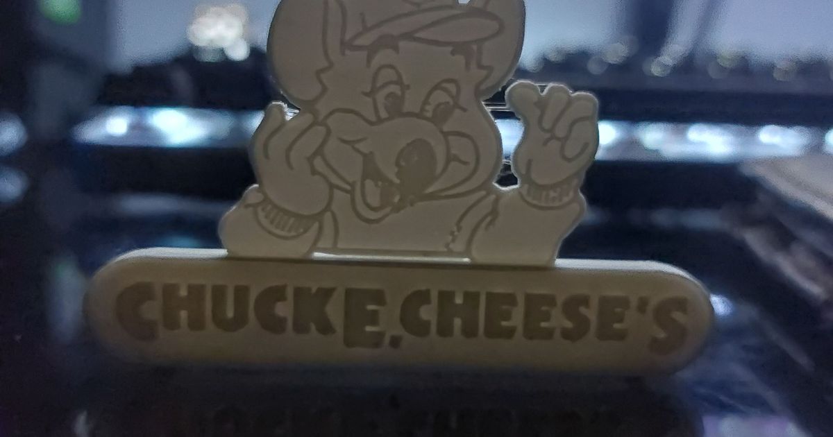 Chuck E Cheese Sign Phase 3 By Axis Download Free Stl Model 6218