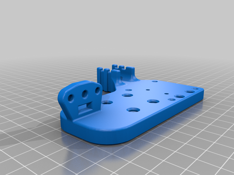 BIQU H2 front linear rail mount