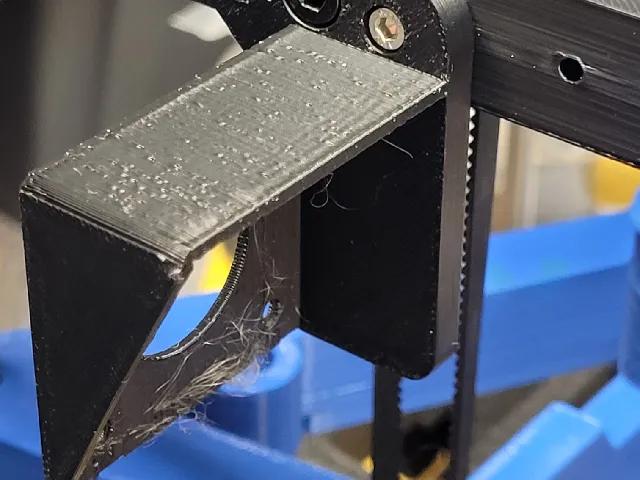 Rook Back end extruder mount for Mk1 top frame with heated inserts