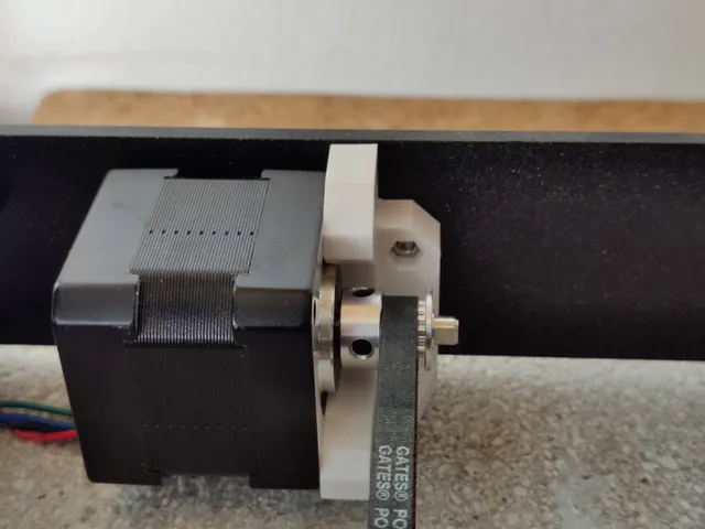 Y axis motor holder spaced