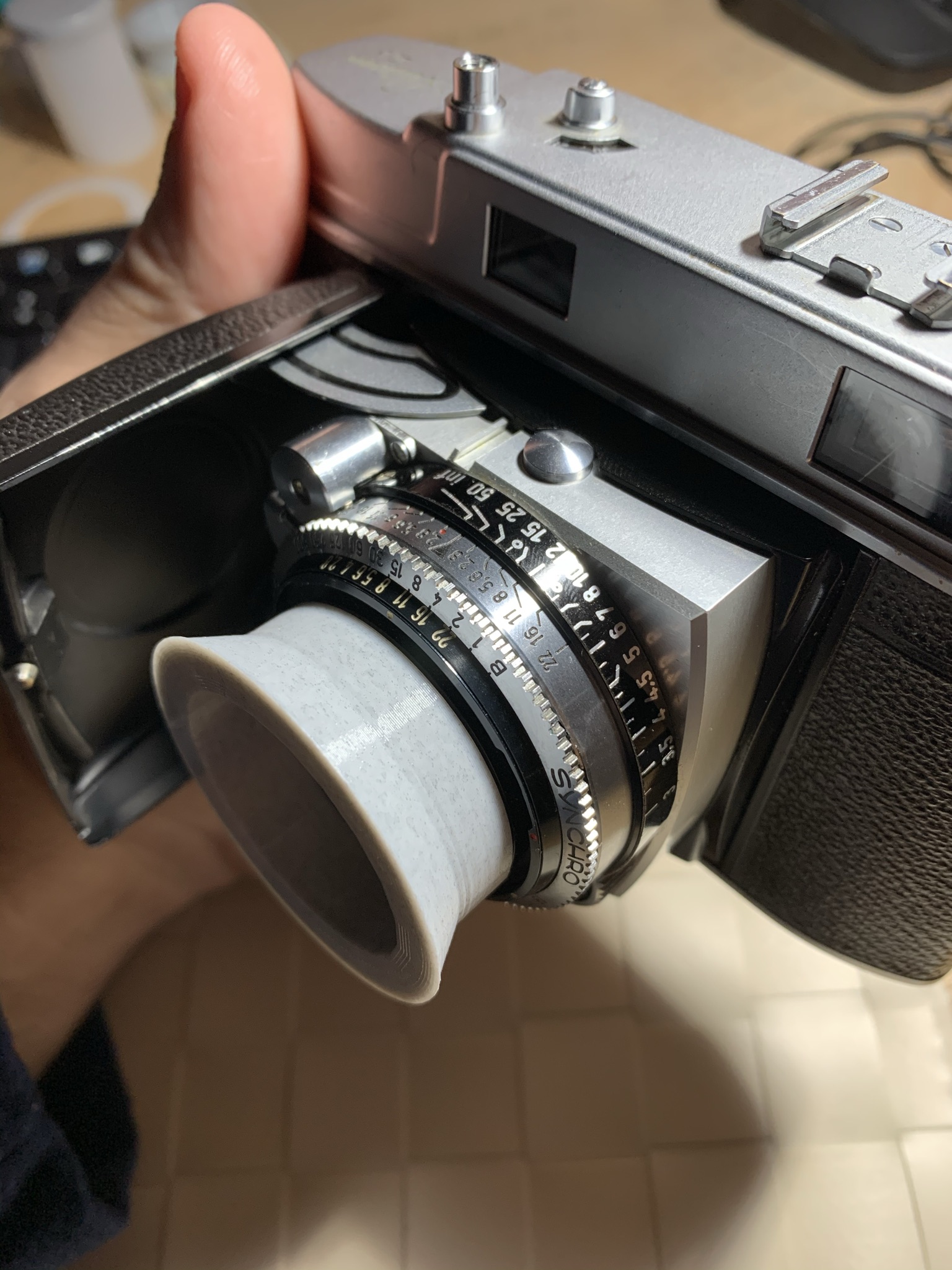 PARE-SOLEIL VINTAGE ACTINA 32mm TÉLÉMÈTRE MÉTAL PARE-SOLEIL VINTAGE ACTINA 32mm TÉLÉMÈTRE MÉTAL