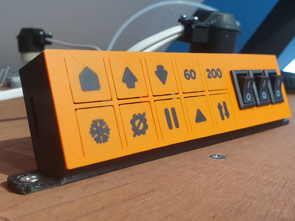 Miniatura 2 do modelo 3D Universal Buttonbox (for OctoPrint)