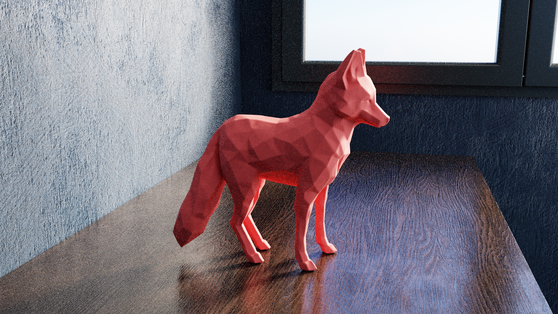 Low Poly Fox — miniatura 6