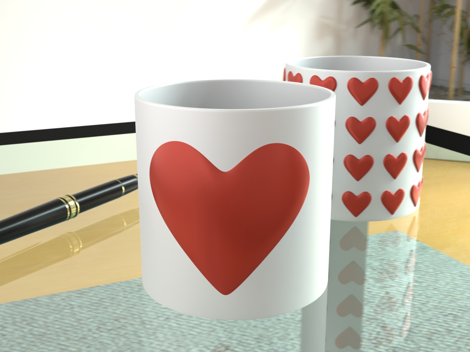 Pot #5 - Love Heart