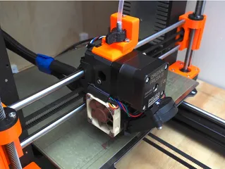 Prusa Mk3s extruder using an indirect Mk3 filament sensor.