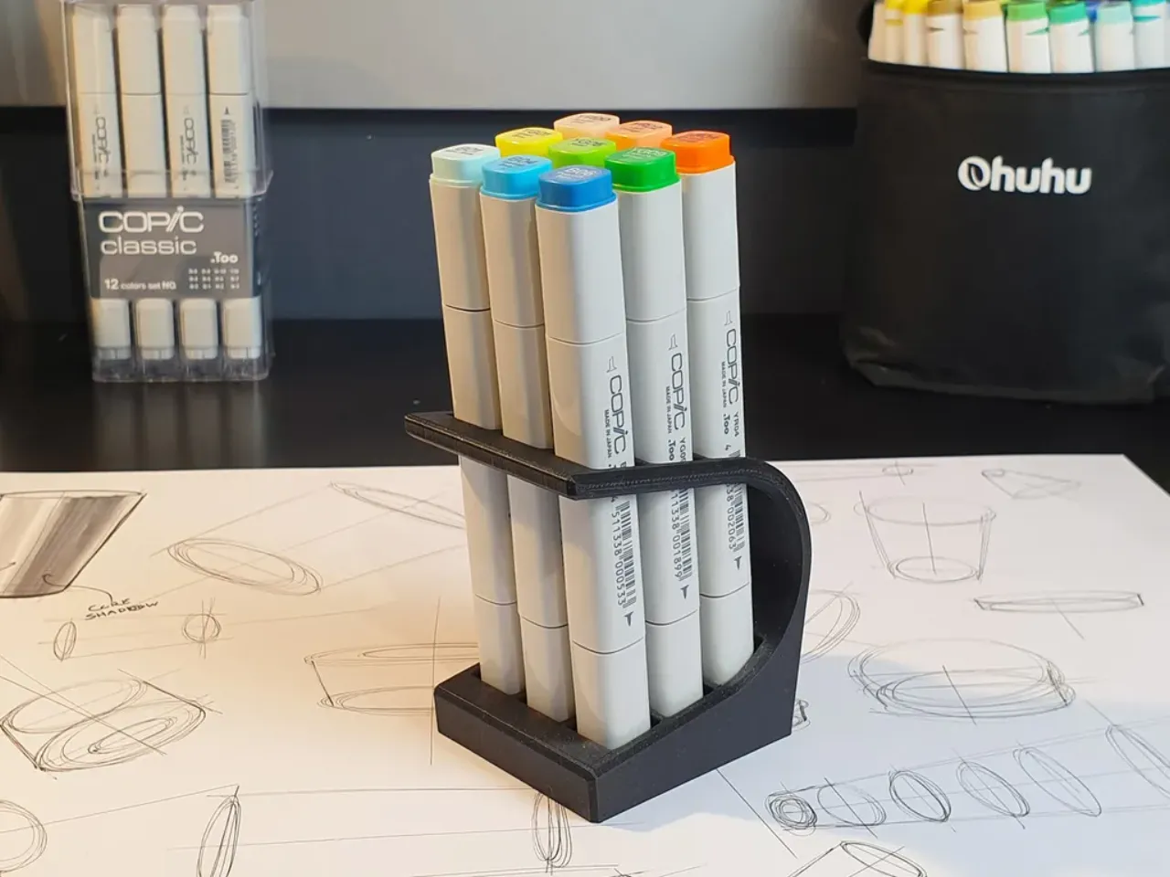 copic marker storage  I Played With Paper Today!