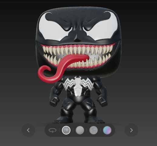 Boneco Aracnídeo Alien Cabeçudo