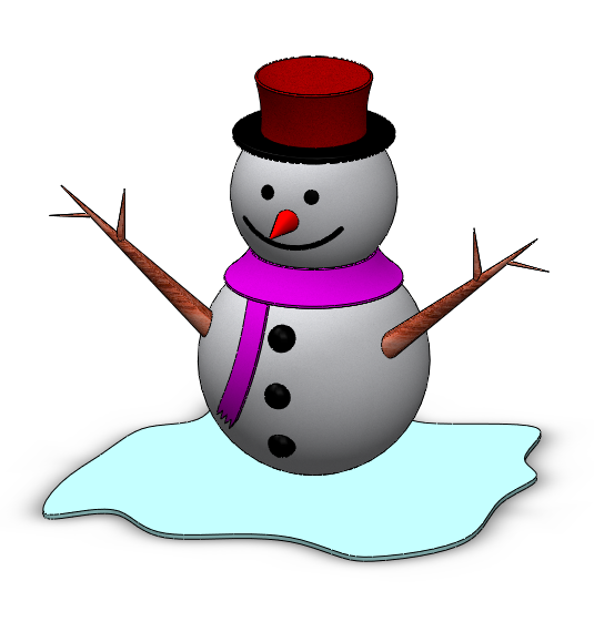 Snowman by Chaitanya | Download free STL model | Printables.com