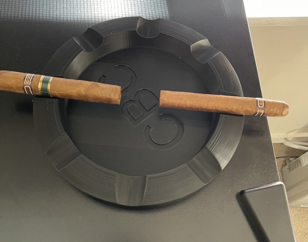 Cigar Ashtray - 210mm with Text