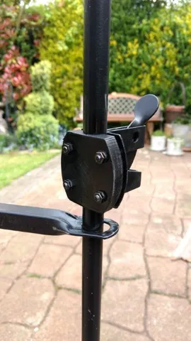 Customiseable Gate Latch Clamp