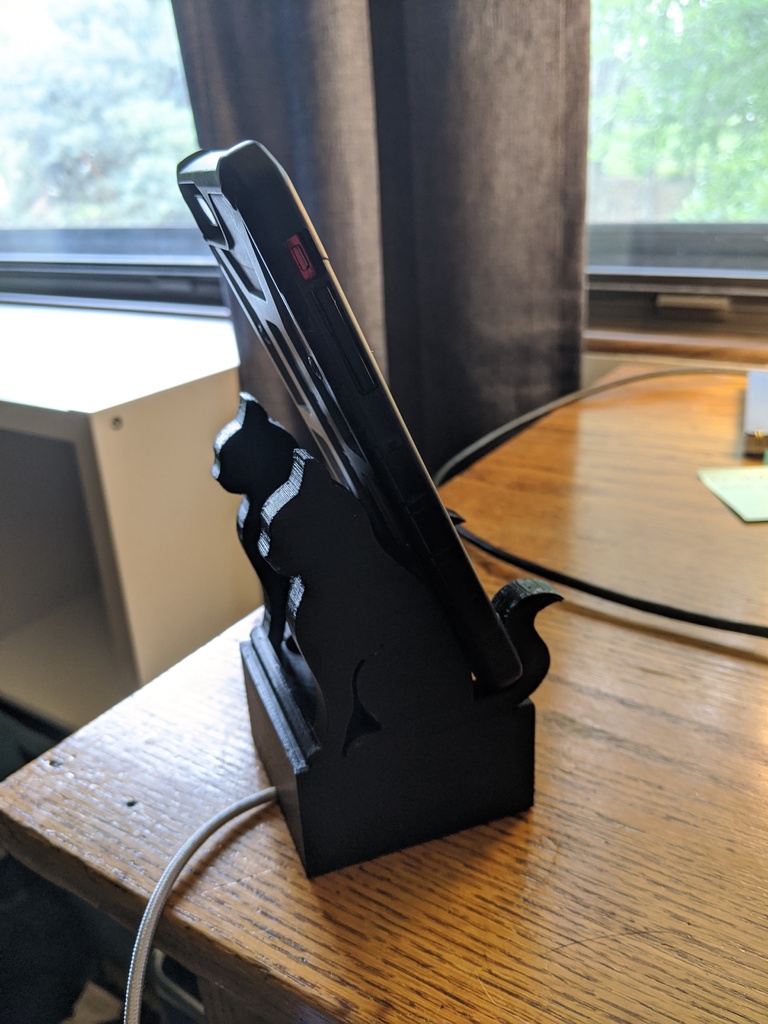 Cat Phone Stand Tall