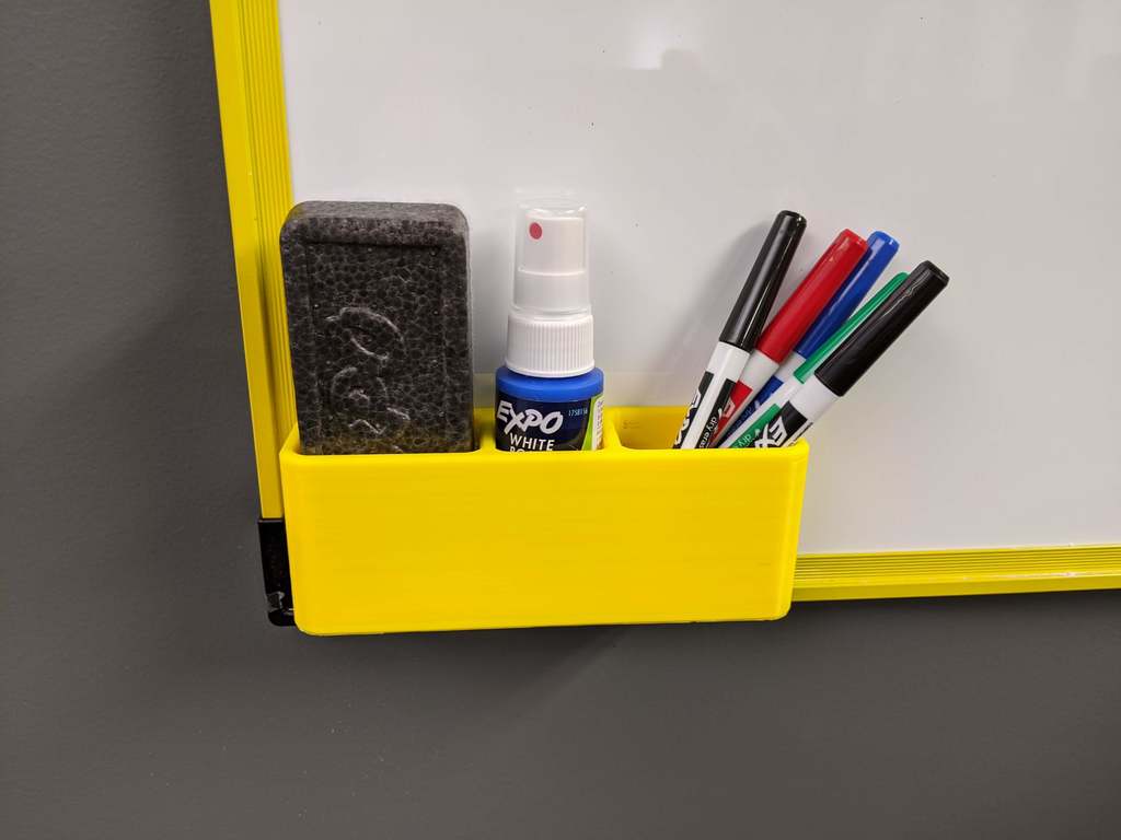 Magnetic Whiteboard Marker and Eraser Holder