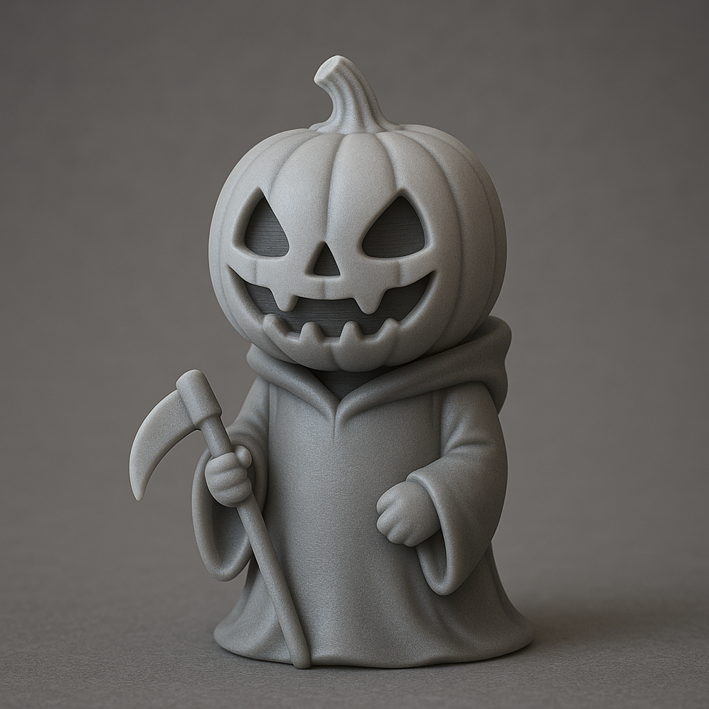 Pumpkin Reaper Mini Statue