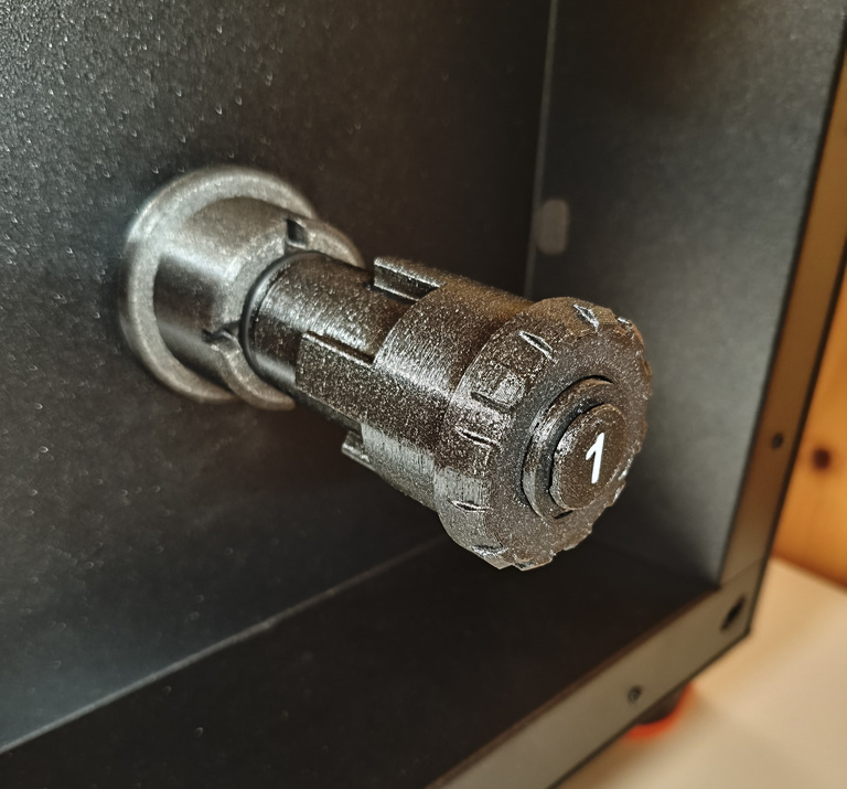 Core One +/L variable Spool Holder for up to 2Kg spools, also usable for INDX bottom spools.