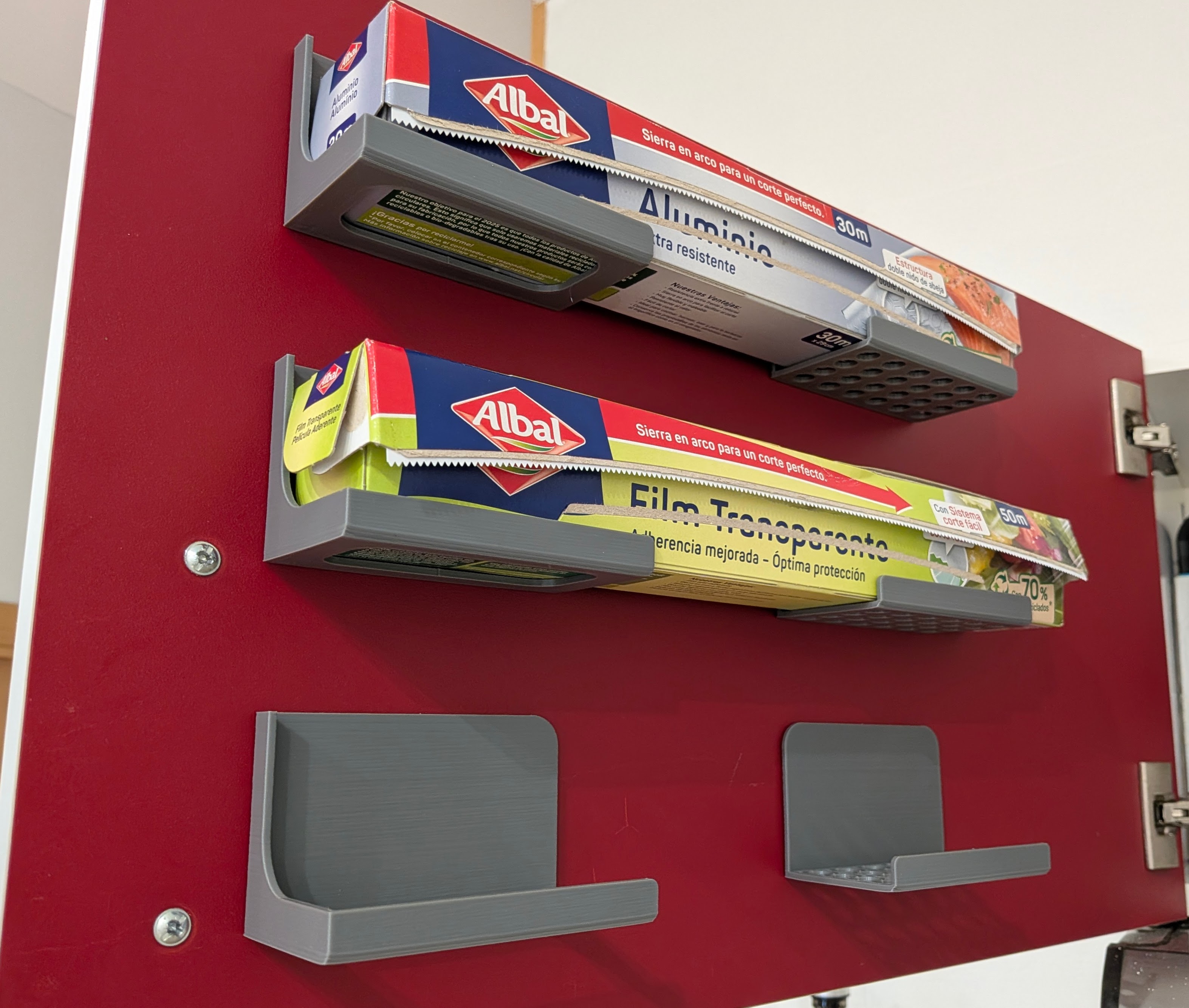 Screwless Kitchen Roll & Foil Holder