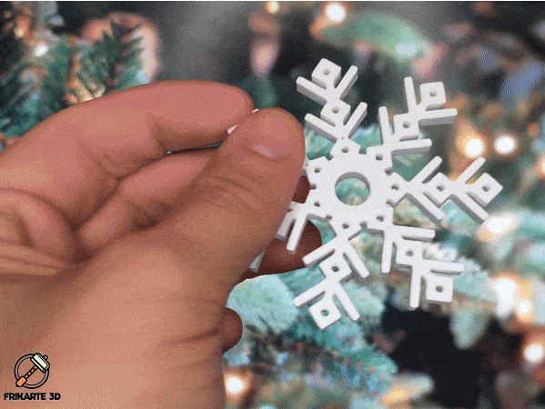 Snowflake Spinner – The Ultimate Print-in-Place Christmas Fidget Toy!