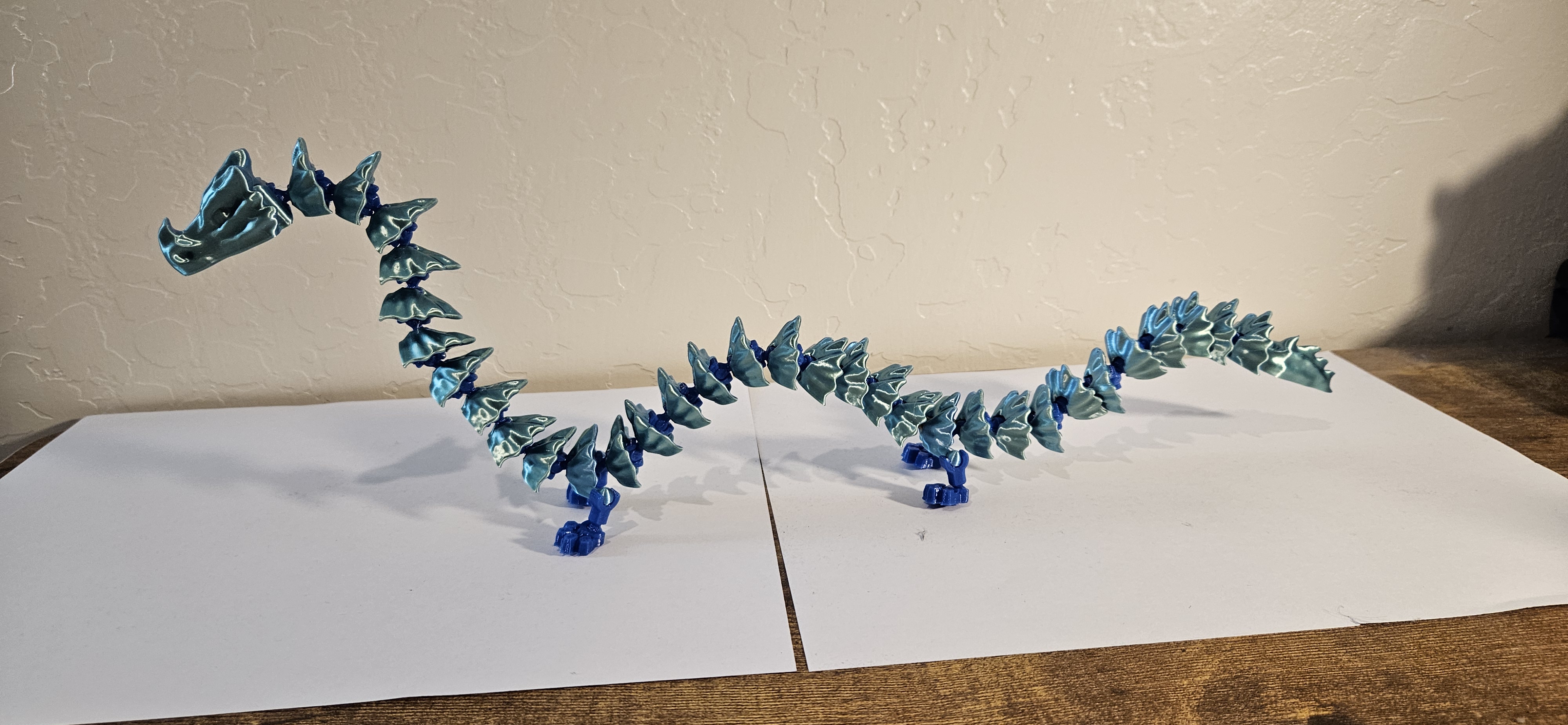Posable Articulated Bone Dragon