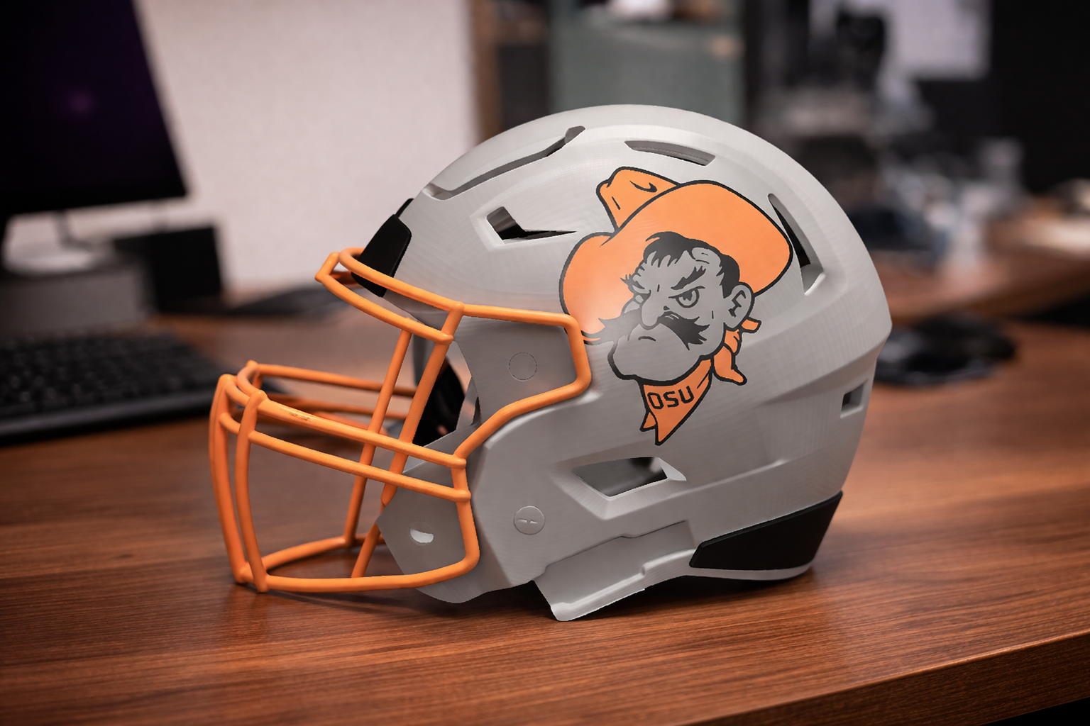 Oklahoma State Cowboys Football Helmet