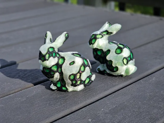 Stanford Bunny: Cosmic Voronoi Easter