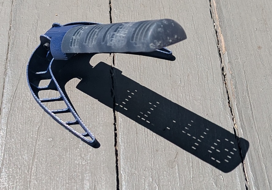 Mount for digital sundial