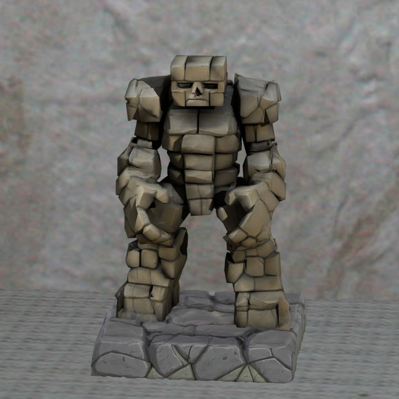 DND 28mm Golem StoneMan