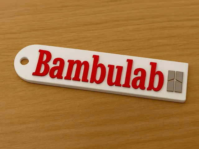 Klíčenka Bambulab+logo