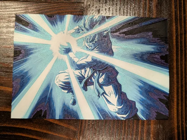 Goku God Kamehameha Hueforge
