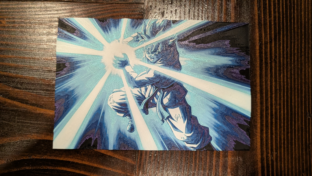 Goku God Kamehameha Hueforge