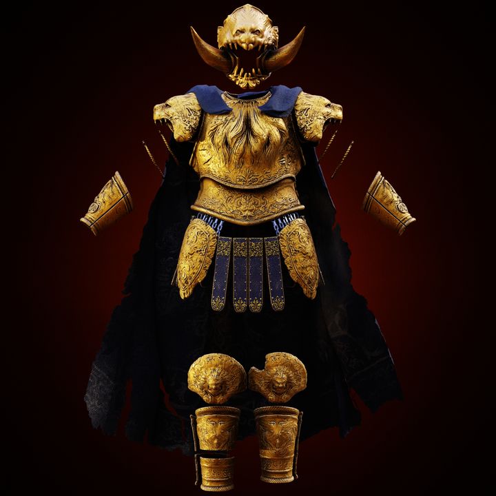 GENERAL RADAHN FULL ARMOR SET with HELMET life size cosplay - Elden Ring Fan Art