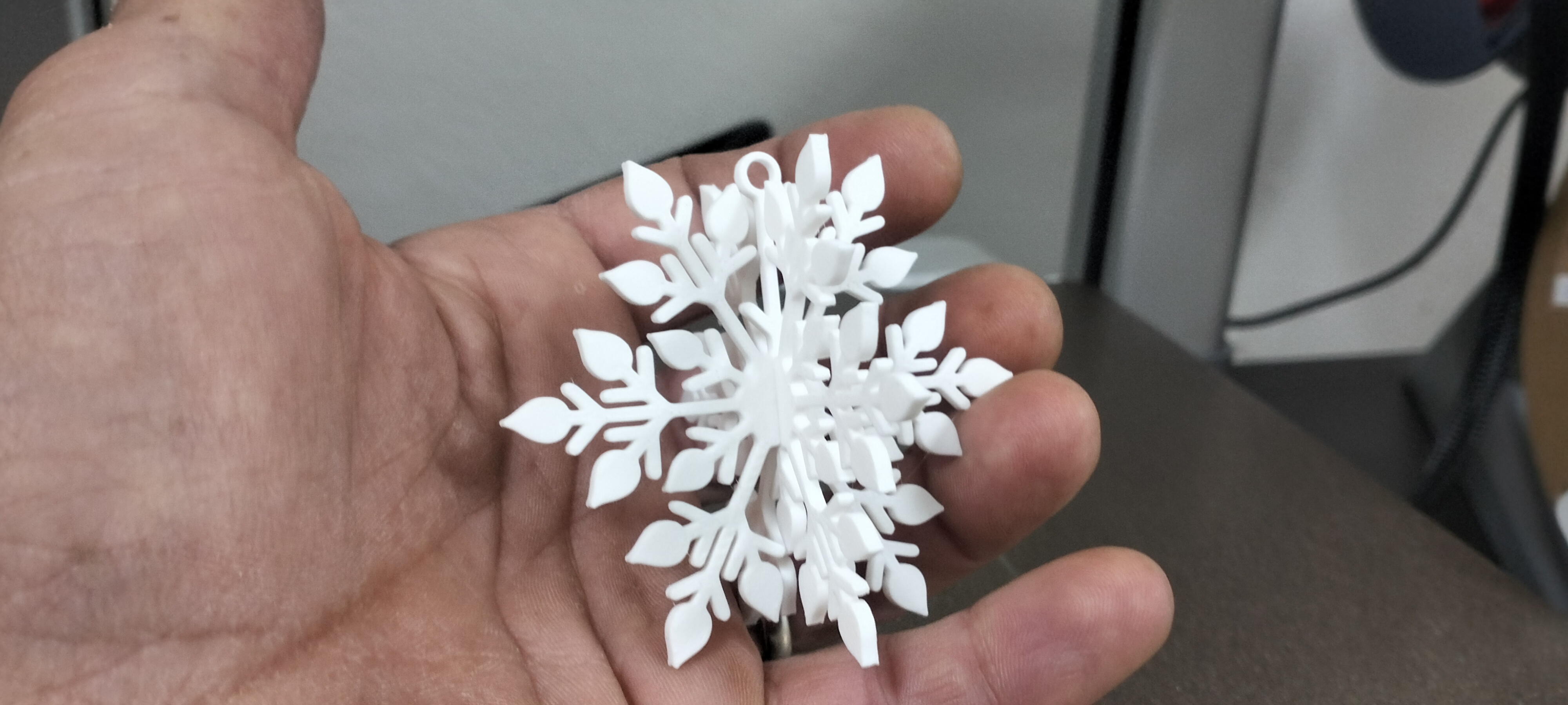 Miniatura 2 do modelo 3D Snowflakes 3D