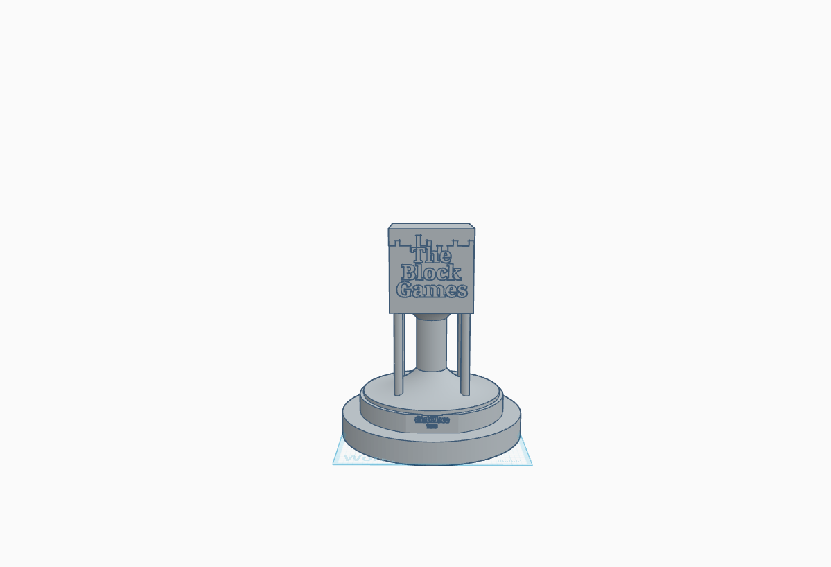 Block Games 2026 #1st Place Trophy