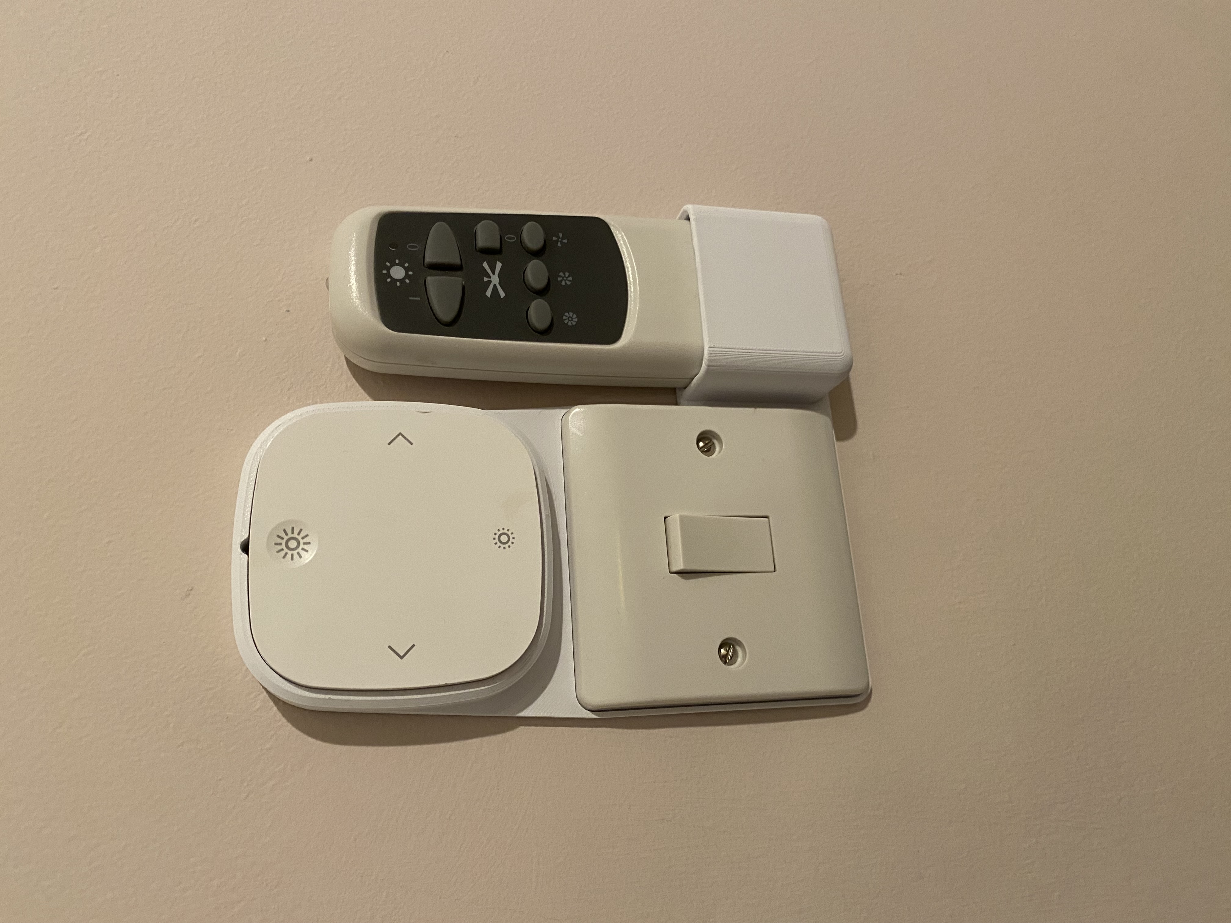 IKEA Styrbar and fan remote mount