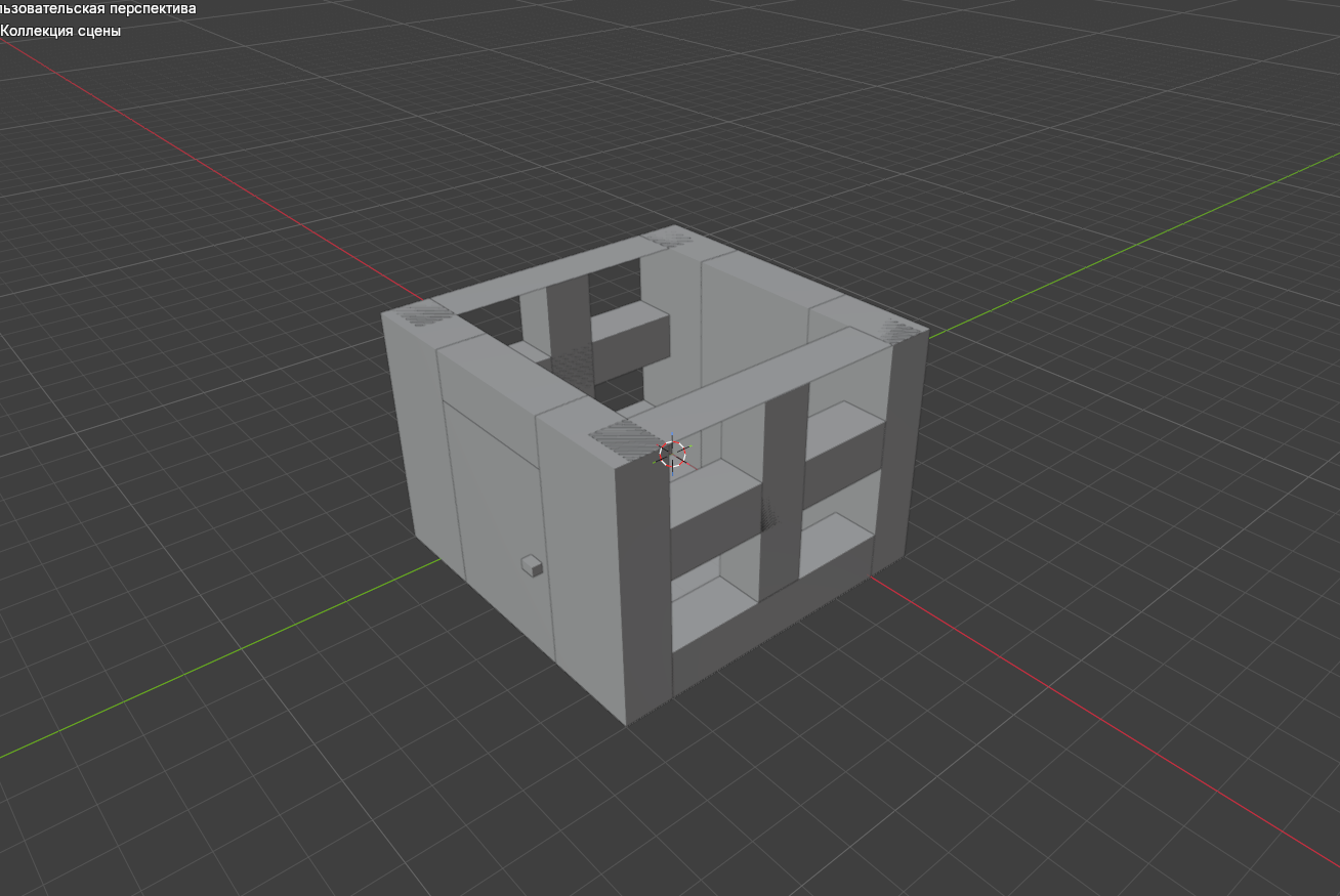 домик для хранения канцелярии (опоры обязательно) 3D model