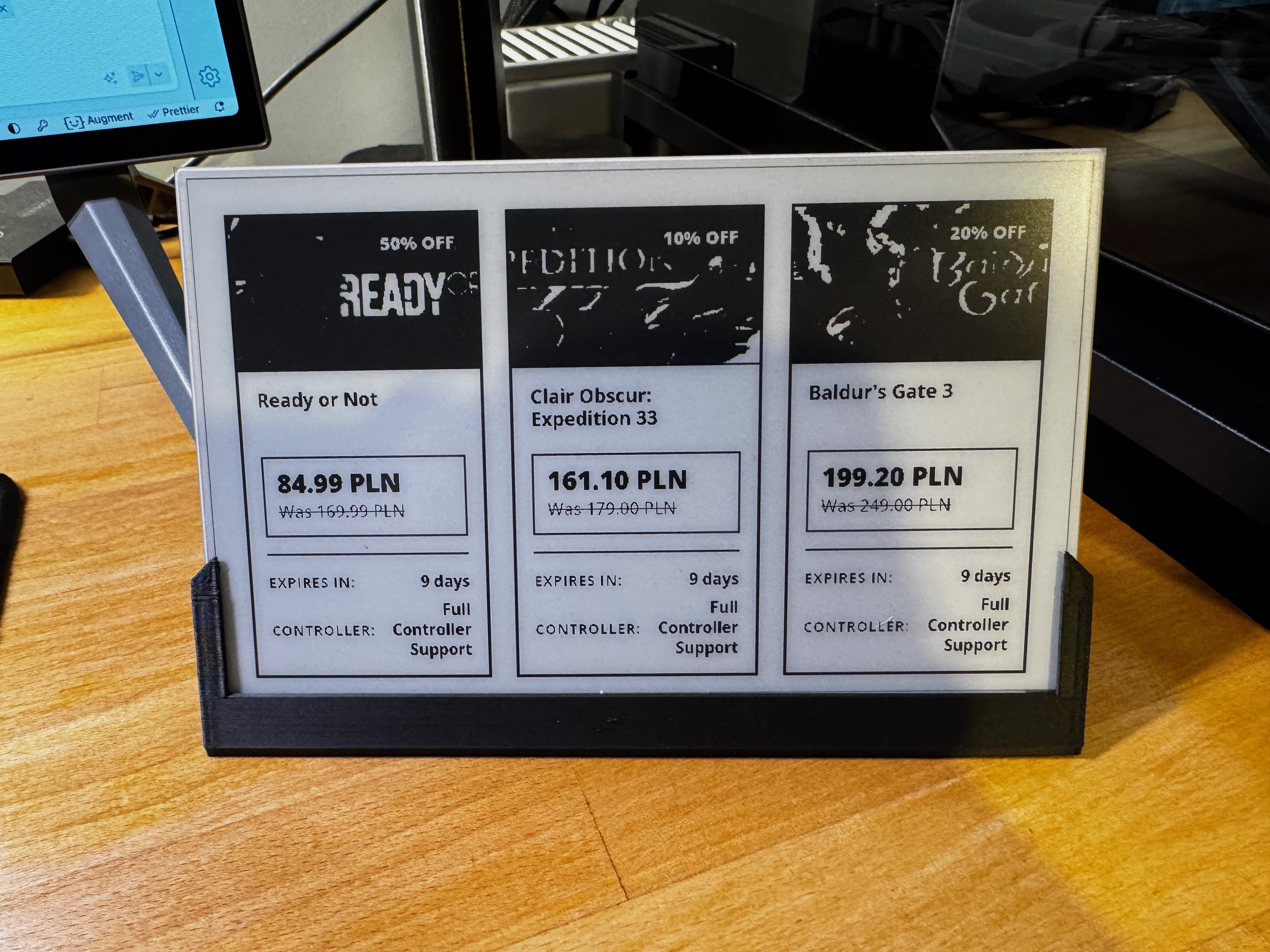 Case for Waveshare 7.5 inches e-ink screen for BYOD TRMNL build