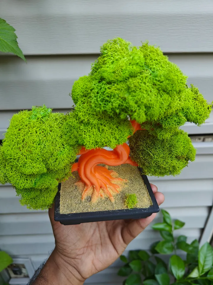 Bonsai Tree Series - Moss Grove Edition by 3DMakerSpace | Download free STL  model | Printables.com