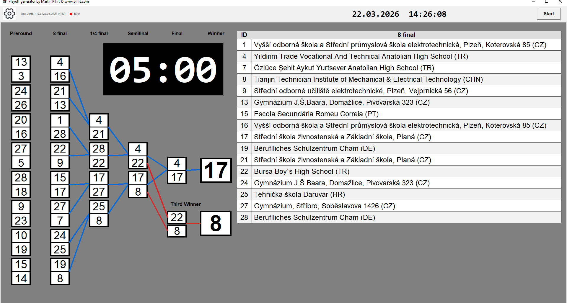 Playoff semaphore for robocompetition — miniatura 2