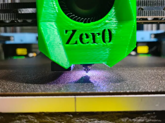 Werner's Sovol Zer0 Nozzle Neopixel LED Mount