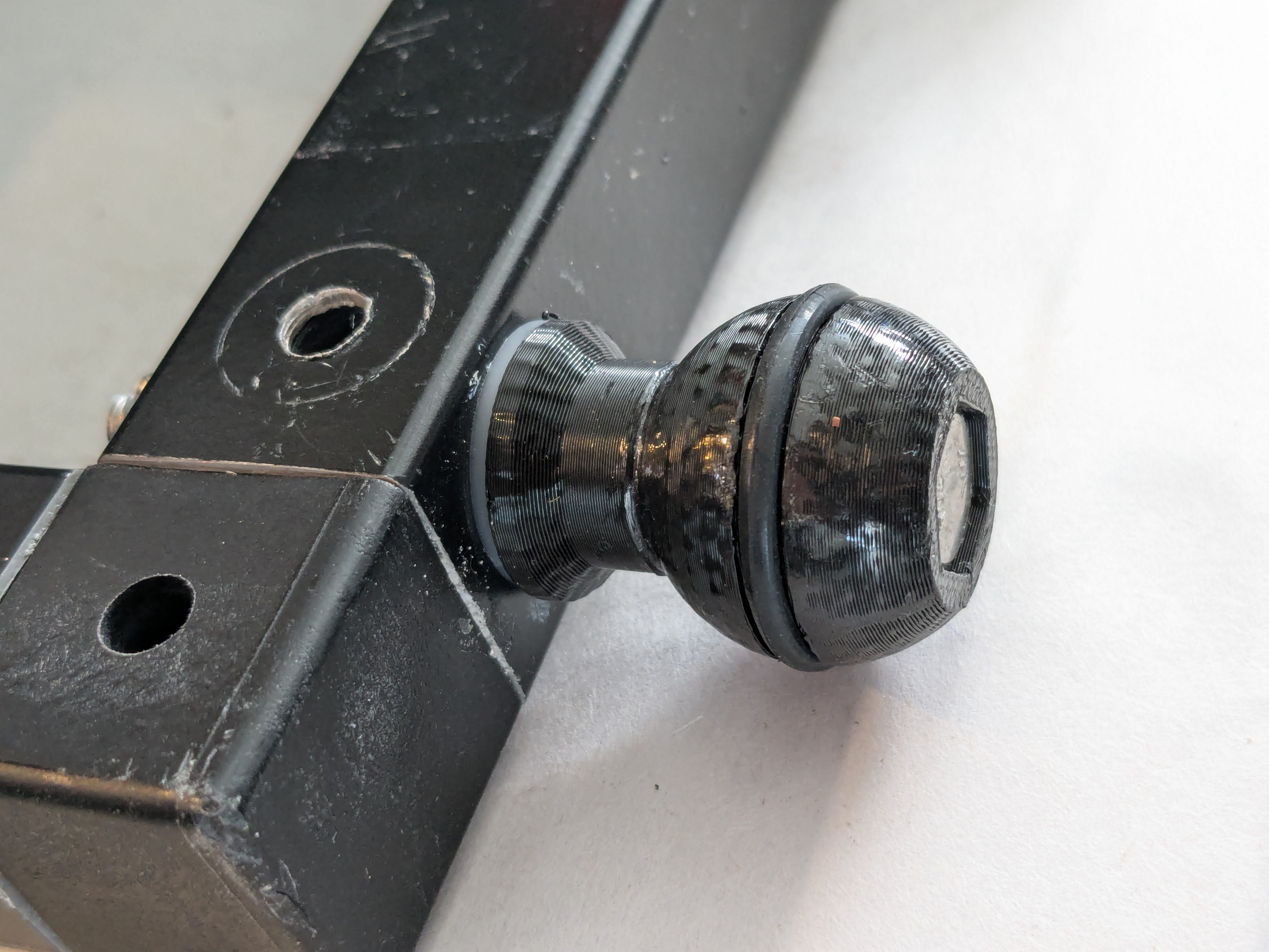 Underwater 1-inch ball mount