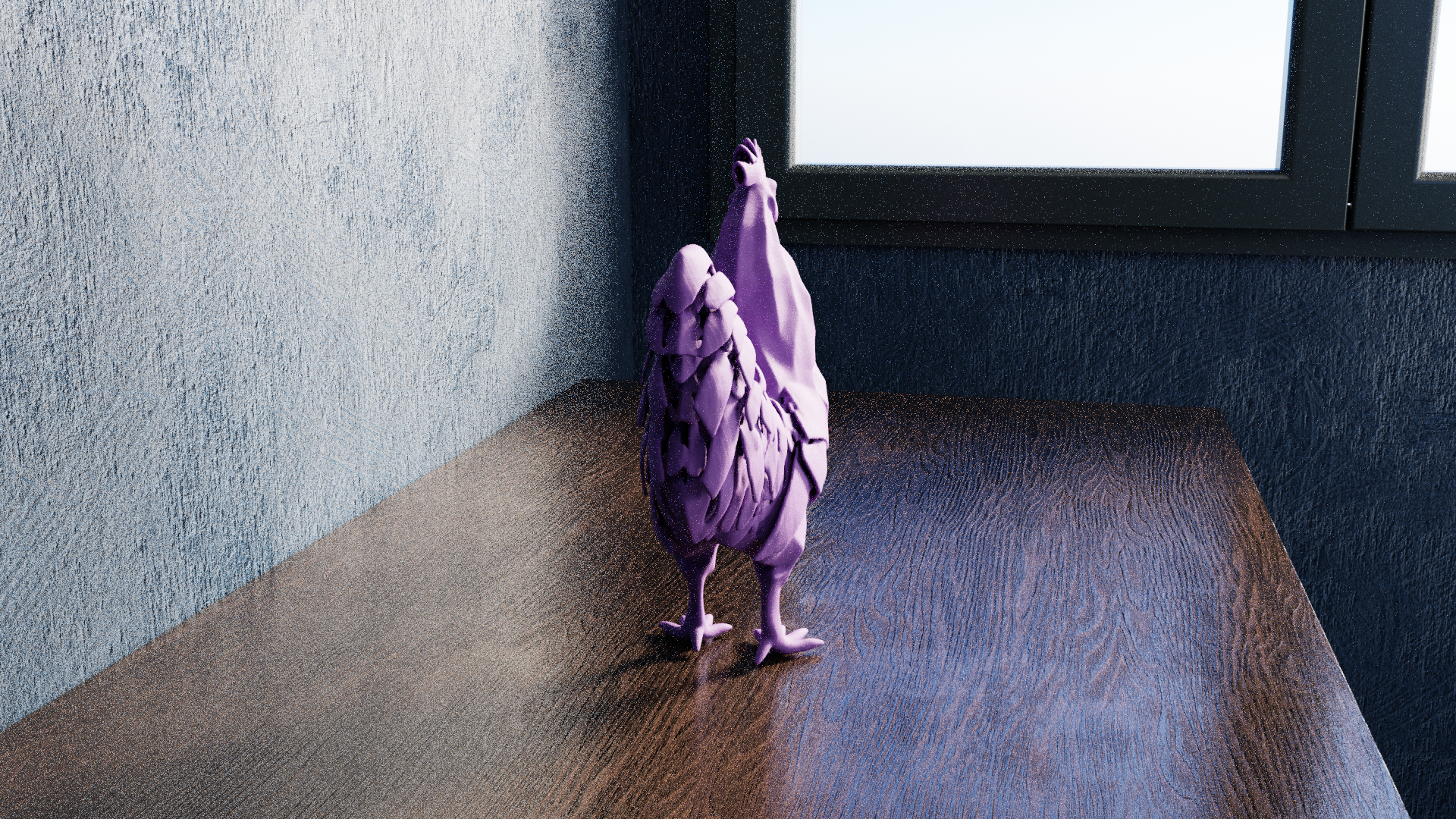 Low Poly Rooster — miniatura 5