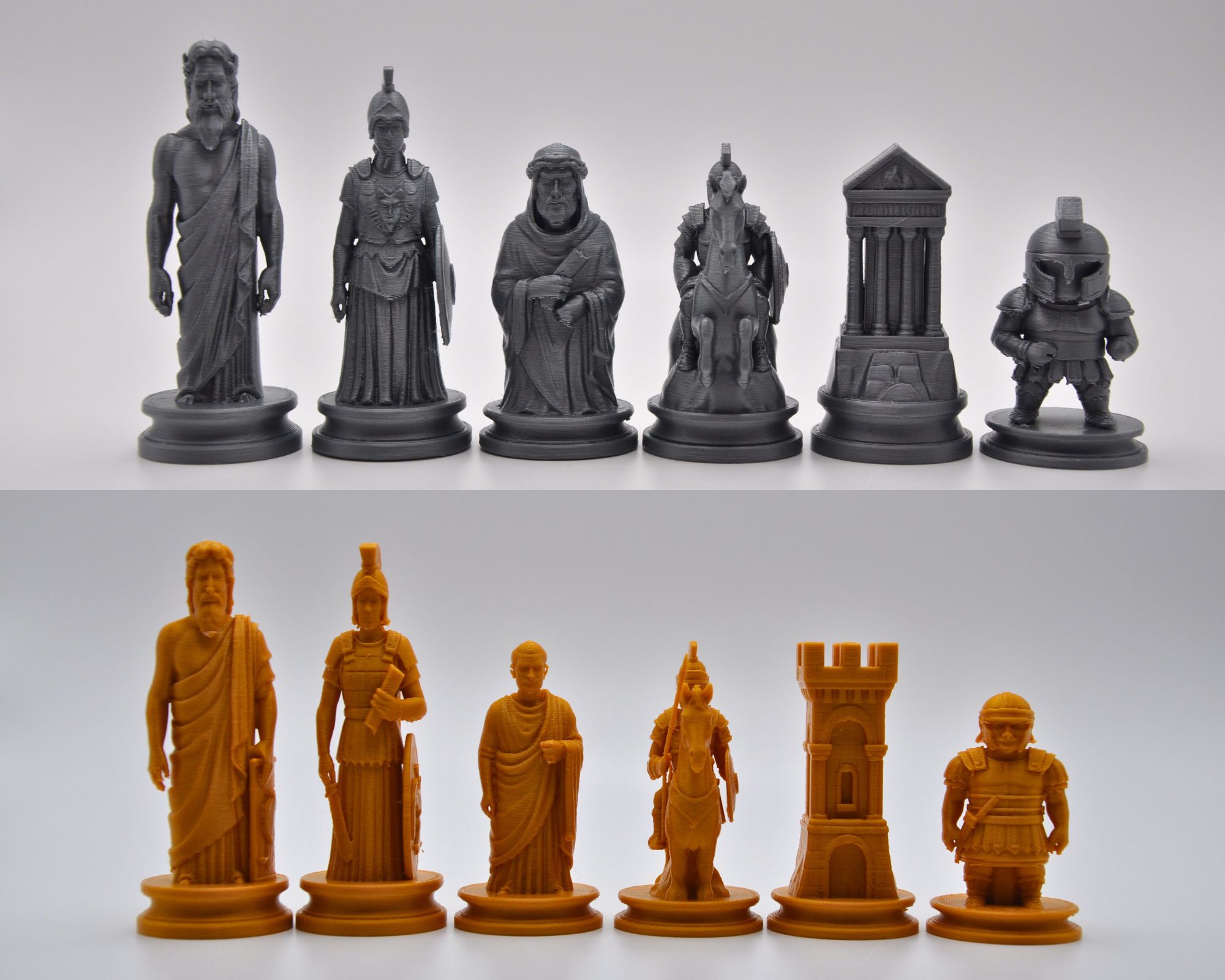 Ancient Greece v Ancient Rome Chess Set