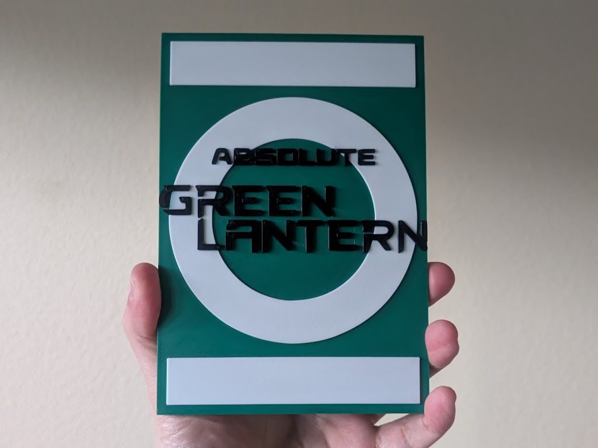 Absolute Green Lantern Emblem + Logo
