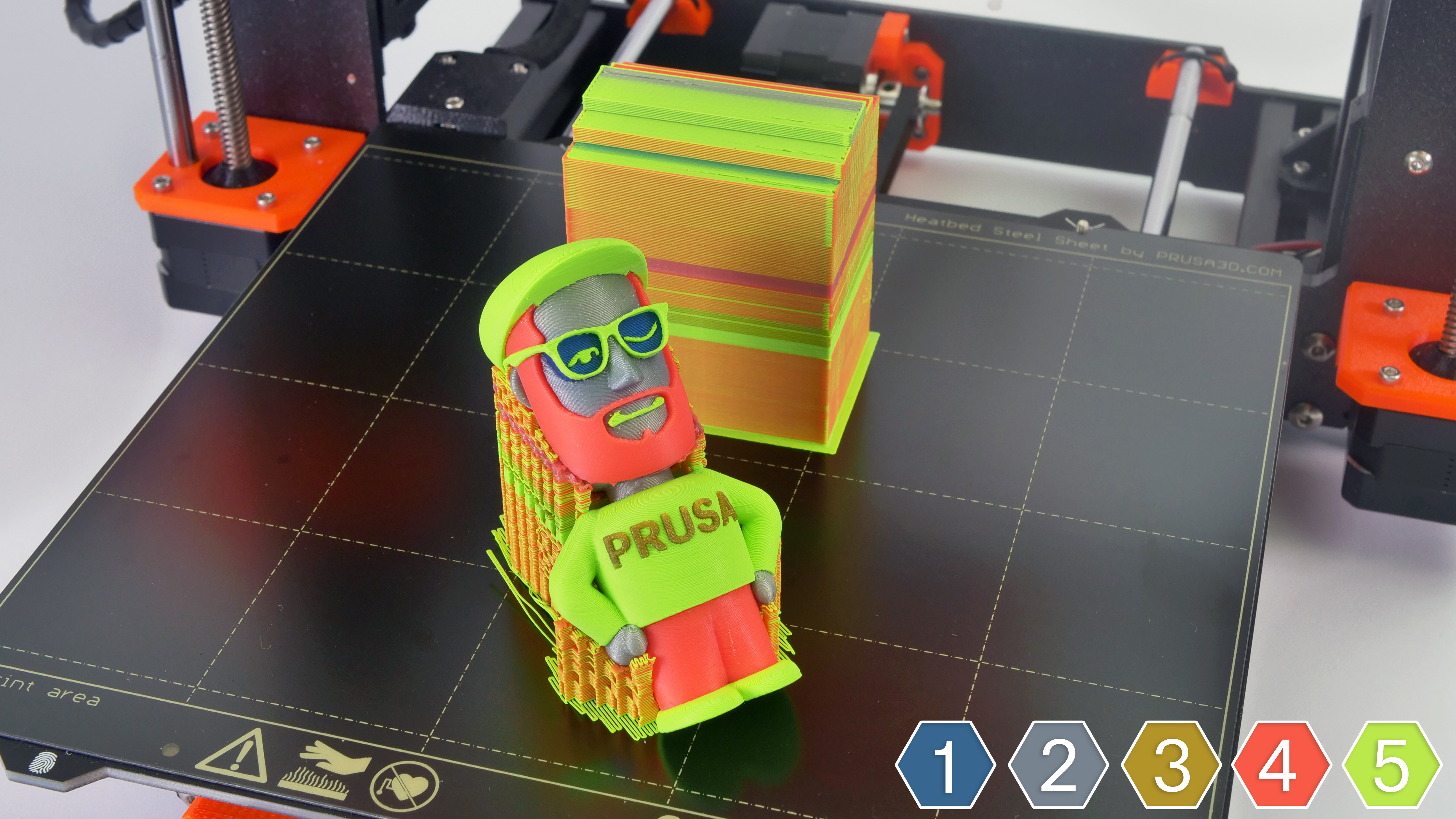 Little Josef Prusa Character - Multi Material