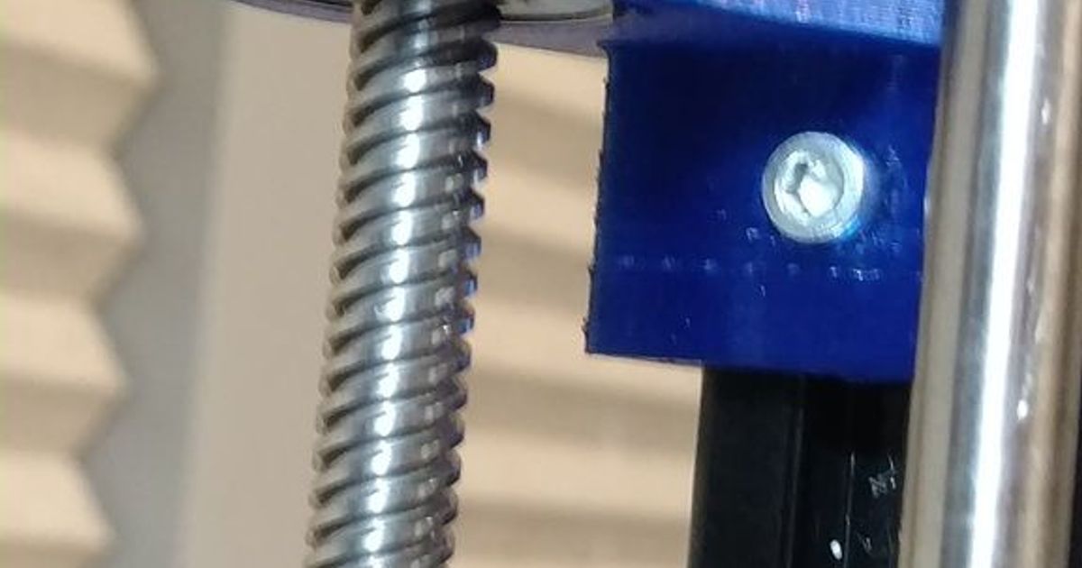 Lead Screw Wobble Bracket by JamesK1 Download free STL model
