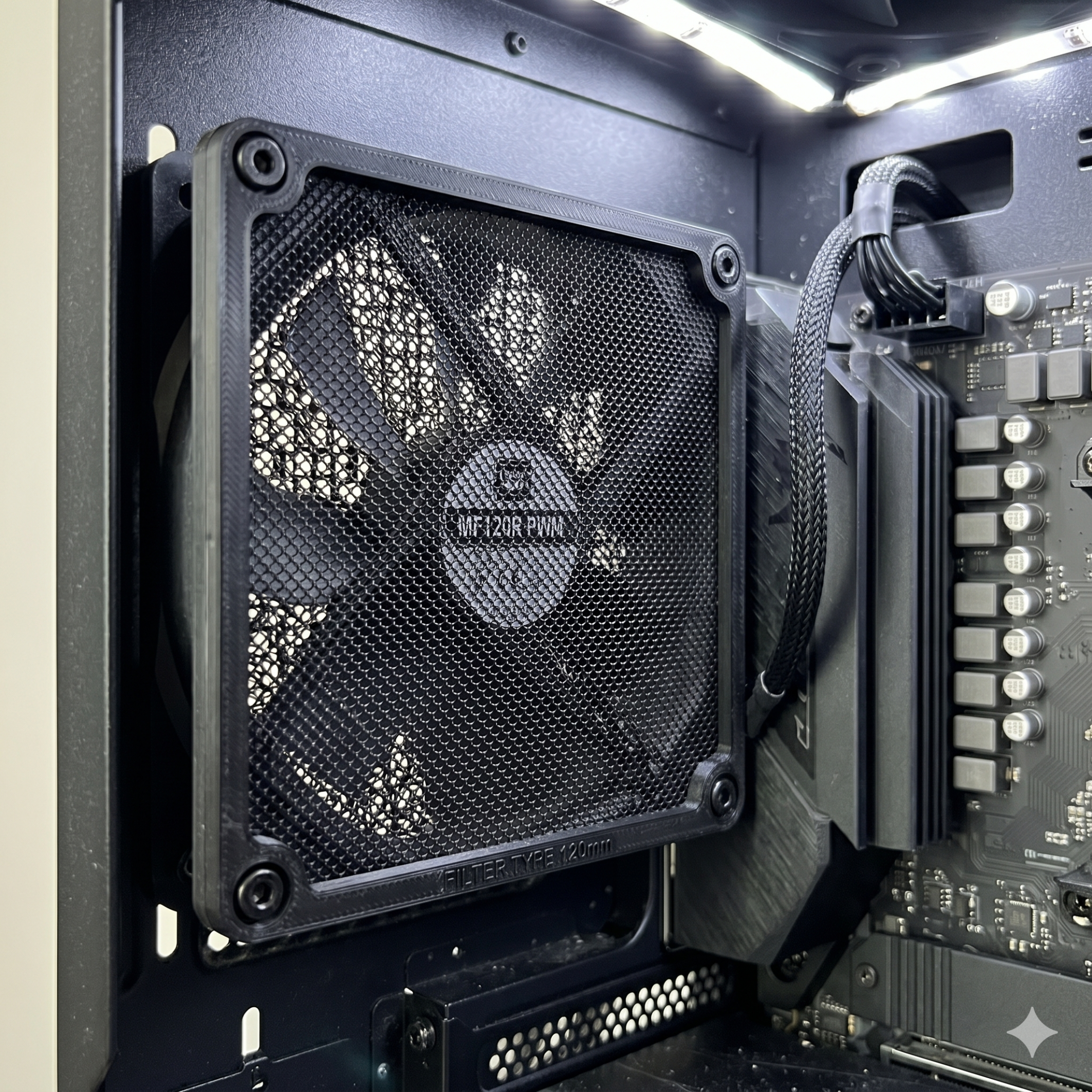 FAN DUST FILTER / COMPUTER ACCESSORIES / PRINTED FAN COVER / GAMING SETUP ACCESSORIES — thumbnail 9