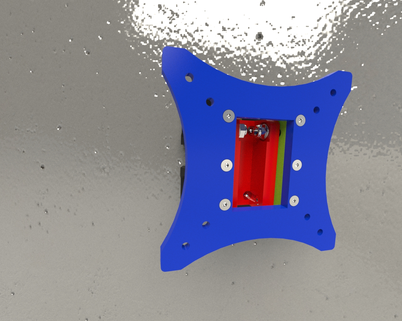 Monitor wall mount by Dragan | Download free STL model | Printables.com